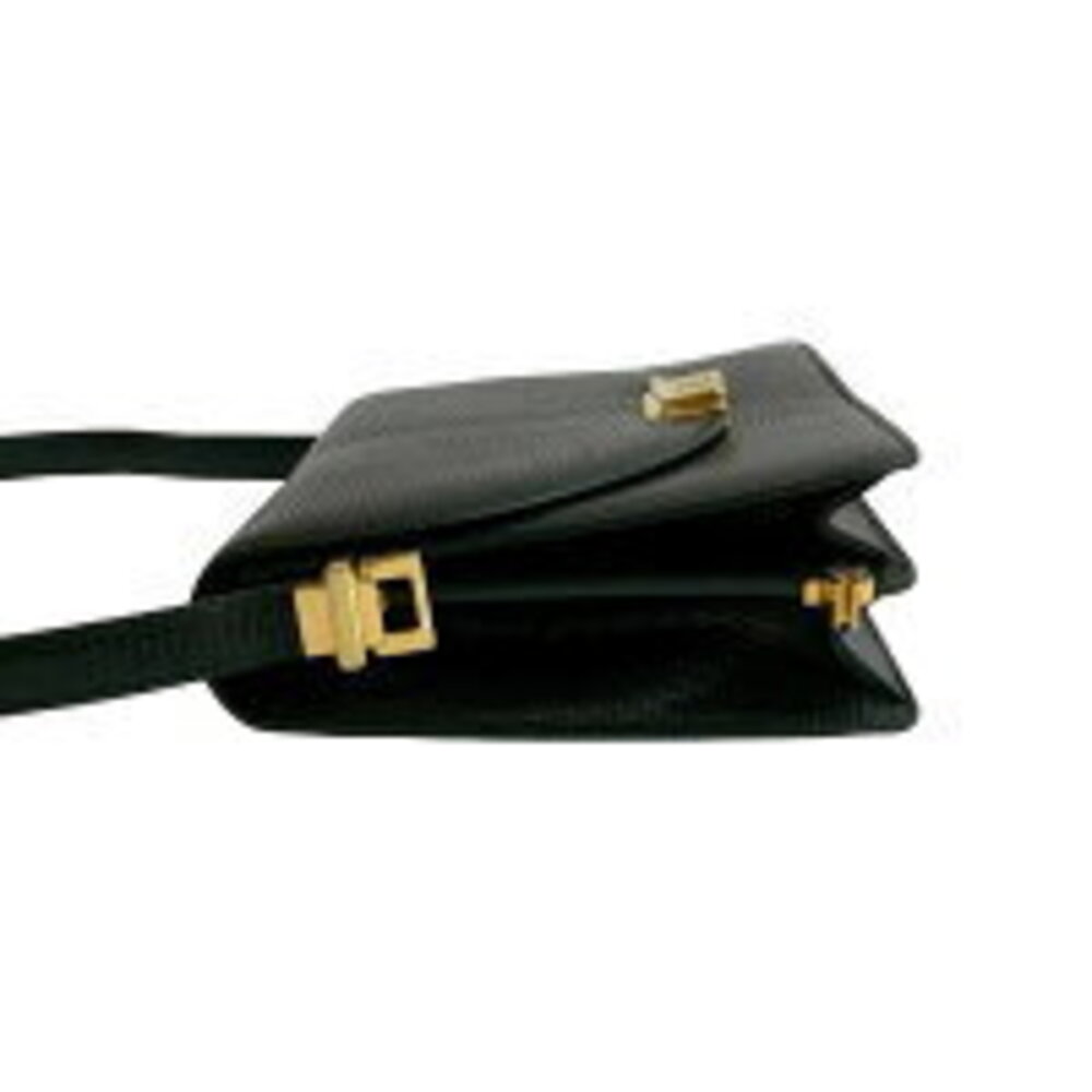 Celine Triomphe logo leather Shoulder Bag 2way black - Picture 5 of 9